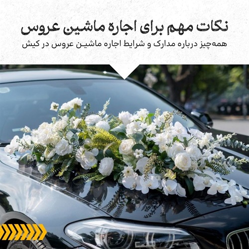 راهنمای ماشین‌های اجاره‌ای مناسب عروس و داماد