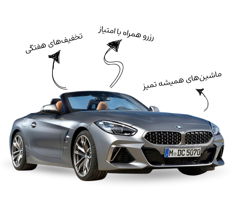 قیمت اجاره بی‌ام‌و Z4 در کیش در @today